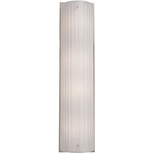 Textured Glass 4 Light 6 inch Gilded Brass Cover Sconce Wall Light in Ivory Wisp